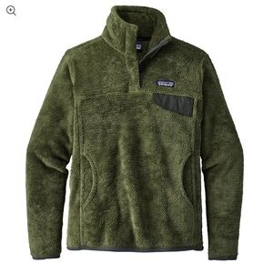 Patagonia Olive Green Fleece Hoodie